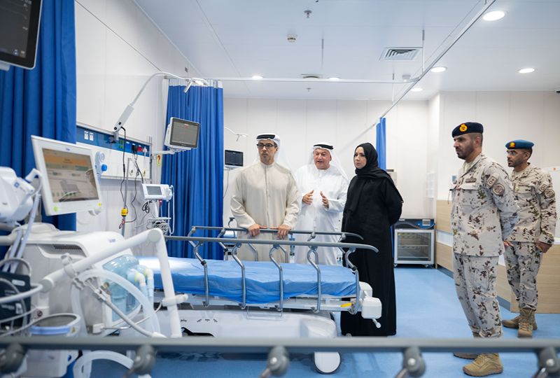 Health: Mansour bin Zayed inspects floating hospital, reviews emergency medical response preparedness